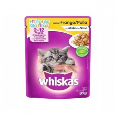 Comida Húmeda Para Gato Whiskas Gatito Pollo